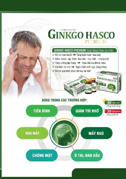 Hoạt huyết dưỡng não ginkgo Hasco Premium