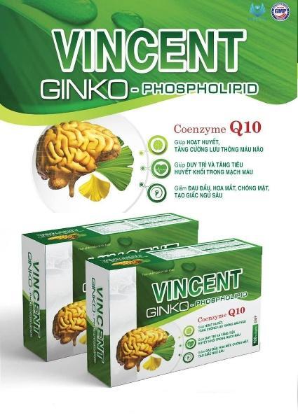 Bổ não Vincent Ginko Phospholipid